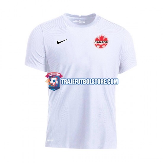 Camiseta 2ª Canadá Hombre Copa Mundial 2022 Manga Corta