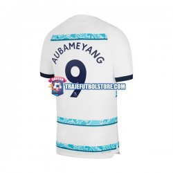 Camiseta 2ª Chelsea Aubameyang 9 Hombre 2022-2023 Manga Corta
