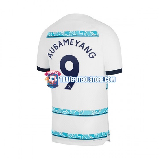 Camiseta 2ª Chelsea Aubameyang 9 Hombre 2022-2023 Manga Corta