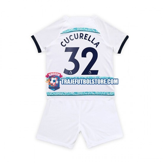 Camiseta 2ª Chelsea Cucurella 32 Niño 2022-2023 Manga Corta