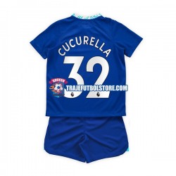 Camiseta 1ª Chelsea Cucurella 32 Niño 2022-2023 Manga Corta