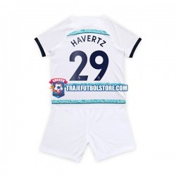 Camiseta 2ª Chelsea Havertz 29 Niño 2022-2023 Manga Corta