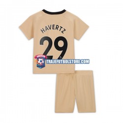 Camiseta 3ª Chelsea Havertz 29 Niño 2022-2023 Manga Corta