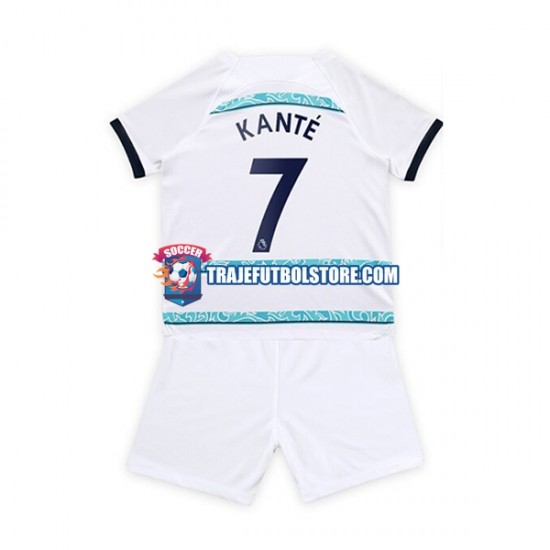 Camiseta 2ª Chelsea Kante 7 Niño 2022-2023 Manga Corta