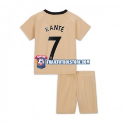 Camiseta 3ª Chelsea Kante 7 Niño 2022-2023 Manga Corta