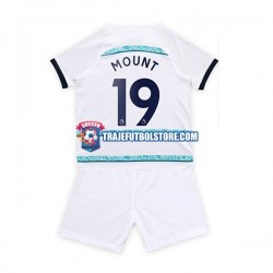 Camiseta 2ª Chelsea Mount 19 Niño 2022-2023 Manga Corta