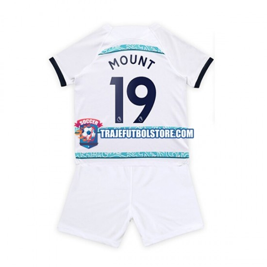 Camiseta 2ª Chelsea Mount 19 Niño 2022-2023 Manga Corta