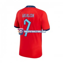 Camiseta 2ª Inglaterra Grealish 7 Hombre Copa Mundial 2022 Manga Corta