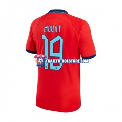 Camiseta 2ª Inglaterra Mount 19 Hombre Copa Mundial 2022 Manga Corta