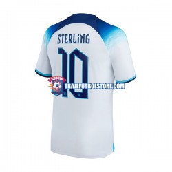 Camiseta 1ª Inglaterra Sterling 10 Hombre Copa Mundial 2022 Manga Corta