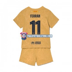 Camiseta 2ª FC Barcelona Ferran Torres 11 Niño 2022-2023 Manga Corta