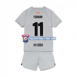 Camiseta 3ª FC Barcelona Ferran Torres 11 Niño 2022-2023 Manga Corta