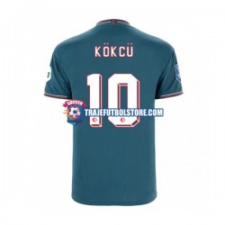 Camiseta 2ª Feyenoord Rotterdam Orkun Kokcu 10 Hombre 2022-2023 Manga Corta