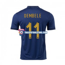 Camiseta 1ª Francia Dembele 11 Hombre Copa Mundial 2022 Manga Corta