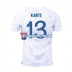 Camiseta 2ª Francia Kante 13 Hombre Copa Mundial 2022 Manga Corta