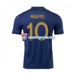 Camiseta 1ª Francia Mbappé 10 Hombre Copa Mundial 2022 Manga Corta