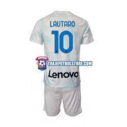 Camiseta 2ª Inter Milan Lautaro Martinez 10 Niño 2022-2023 Manga Corta