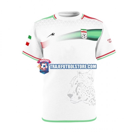 Camiseta 1ª Irán Hombre Copa Mundial 2022 Manga Corta