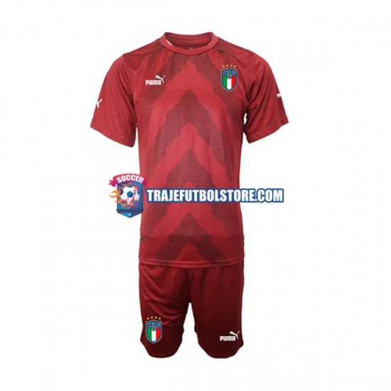 Camiseta 2ª Italia Portero Niño 2022-2023 Manga Corta