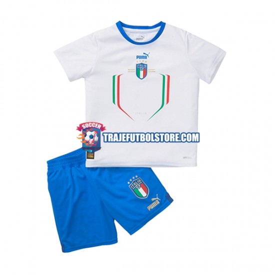 Camiseta 2ª Italia Niño 2022-2023 Manga Corta