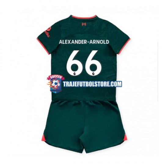Camiseta 3ª Liverpool Alexander-Arnold 66 Niño 2022-2023 Manga Corta