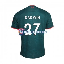 Camiseta 3ª Liverpool Darwin Nunez 27 Hombre 2022-2023 Manga Corta