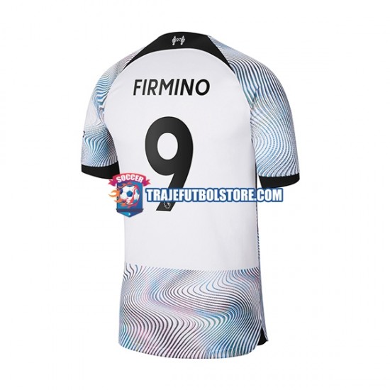 Camiseta 2ª Liverpool Firmino 9 Hombre 2022-2023 Manga Corta
