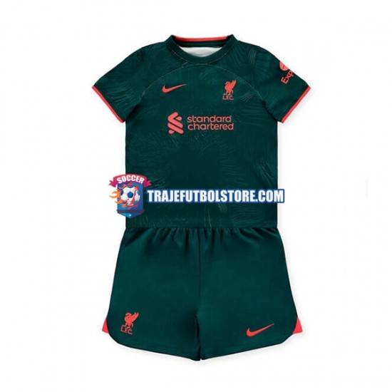 Camiseta 3ª Liverpool Niño 2022-2023 Manga Corta