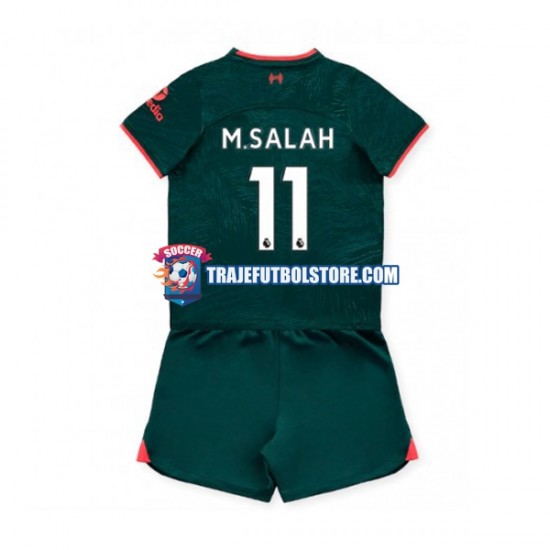 Camiseta 3ª Liverpool M.Salah 11 Niño 2022-2023 Manga Corta