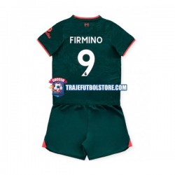 Camiseta 3ª Liverpool Roberto Firmino 9 Niño 2022-2023 Manga Corta