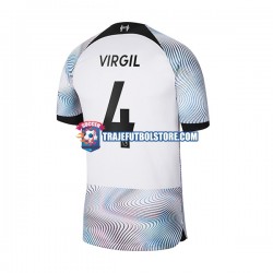 Camiseta 2ª Liverpool Virgil 4 Hombre 2022-2023 Manga Corta