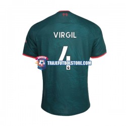 Camiseta 3ª Liverpool Virgil van Dijk 4 Hombre 2022-2023 Manga Corta