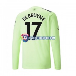 Camiseta 3ª Manchester City De Bruyne 17 Hombre 2022-2023 ML