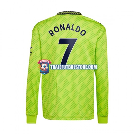 Camiseta 3ª Manchester United Cristiano Ronaldo Hombre 2022-2023 ML