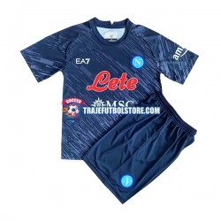 Camiseta 3ª Napoli Niño 2022-2023 Manga Corta