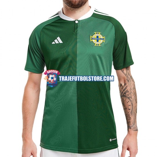 Camiseta 1ª Irland Del Norte Hombre 2022-2023 Manga Corta
