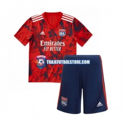 Camiseta 2ª Olympique de Lyon Niño 2022-2023 Manga Corta