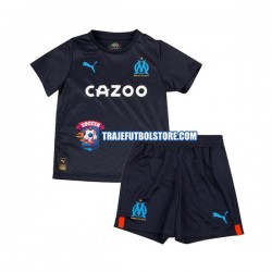 Camiseta 2ª Olympique de Marsella Niño 2022-2023 Manga Corta