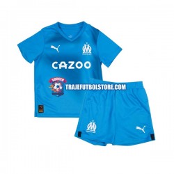 Camiseta 3ª Olympique de Marsella Niño 2022-2023 Manga Corta