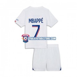 Camiseta 3ª Paris Saint-Germain Mbappé 7 Niño 2022-2023 Manga Corta