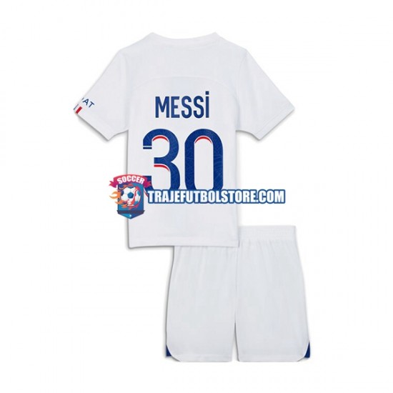 Camiseta 3ª Paris Saint-Germain Messi 30 Niño 2022-2023 Manga Corta