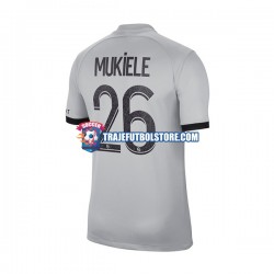 Camiseta 2ª Paris Saint-Germain Mukiele 26 Hombre 2022-2023 Manga Corta