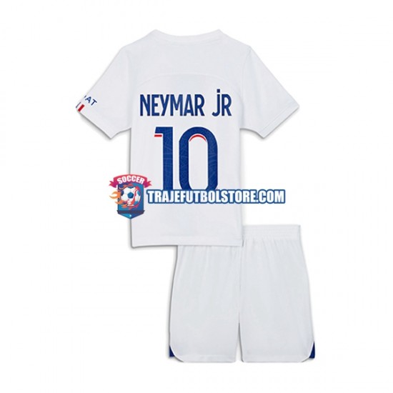 Camiseta 3ª Paris Saint-Germain Neymar Jr 10 Niño 2022-2023 Manga Corta