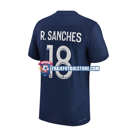 Camiseta 1ª Paris Saint-Germain R.Sanches 18 Hombre 2022-2023 Manga Corta