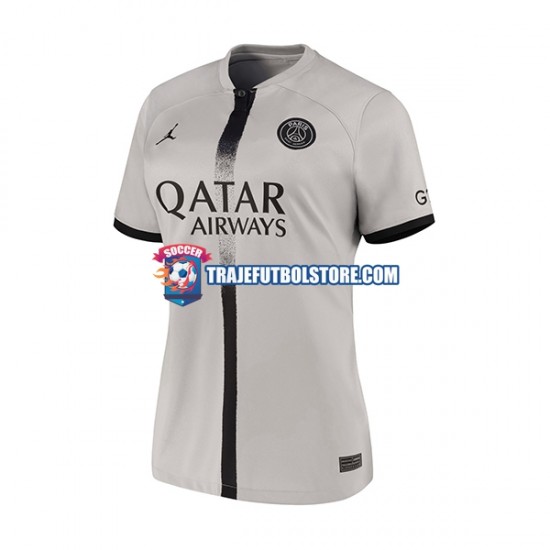 Camiseta 2ª Paris Saint-Germain Mujer 2022-2023 Manga Corta