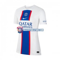 Camiseta 3ª Paris Saint-Germain Mujer 2022-2023 Manga Corta