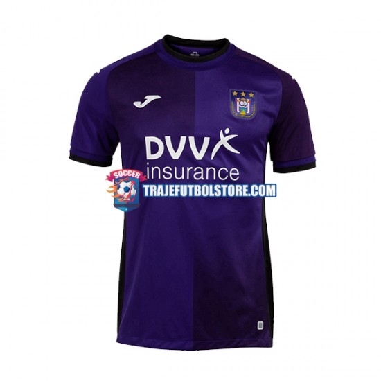 Camiseta 1ª RSC Anderlecht Hombre 2022-2023 Manga Corta