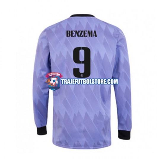 Camiseta 2ª Real Madrid Karim Benzema 9 Hombre 2022-2023 ML