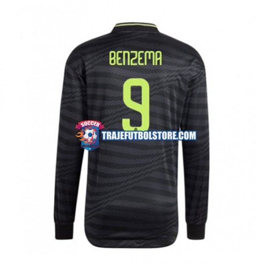 Camiseta 3ª Real Madrid Karim Benzema 9 Hombre 2022-2023 ML