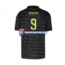 Camiseta 3ª Real Madrid Karim Benzema 9 Hombre 2022-2023 Manga Corta